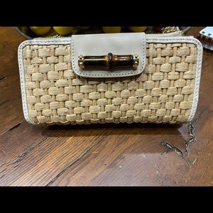 Spartina 449 Oat Woven Leather Wallet